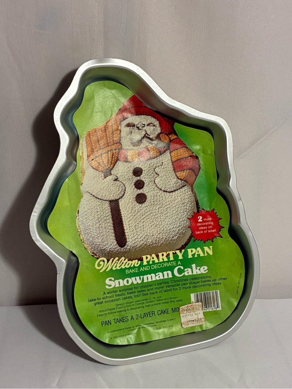 Wilton vintage Snowman Party Cake Pan